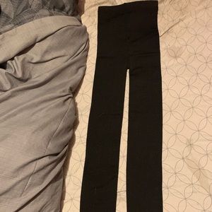 Timberland L/XL fleece footless tights/leggings